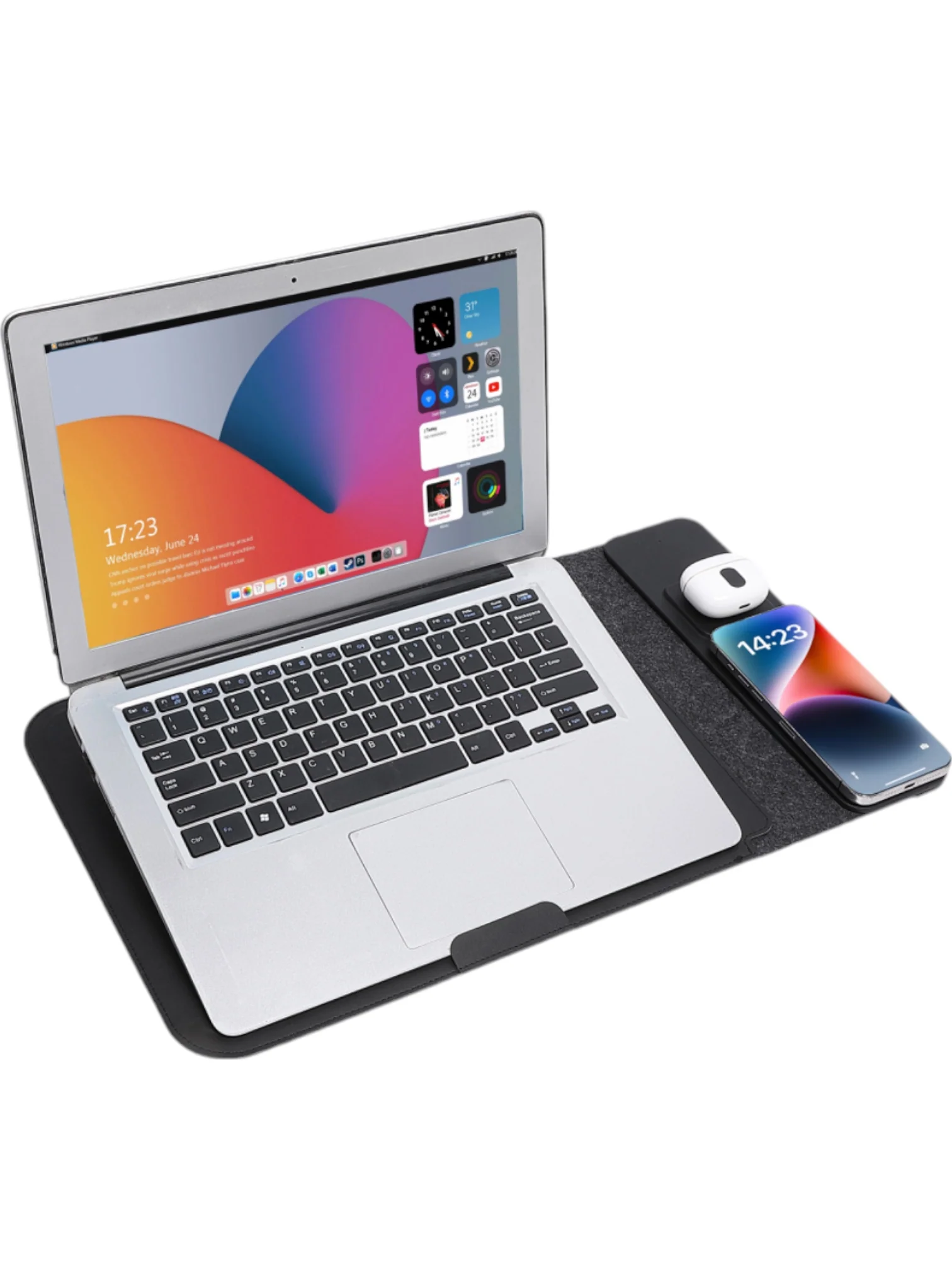 Savvy Wireless Charging Laptop Sleeve 5-1 - Image 4