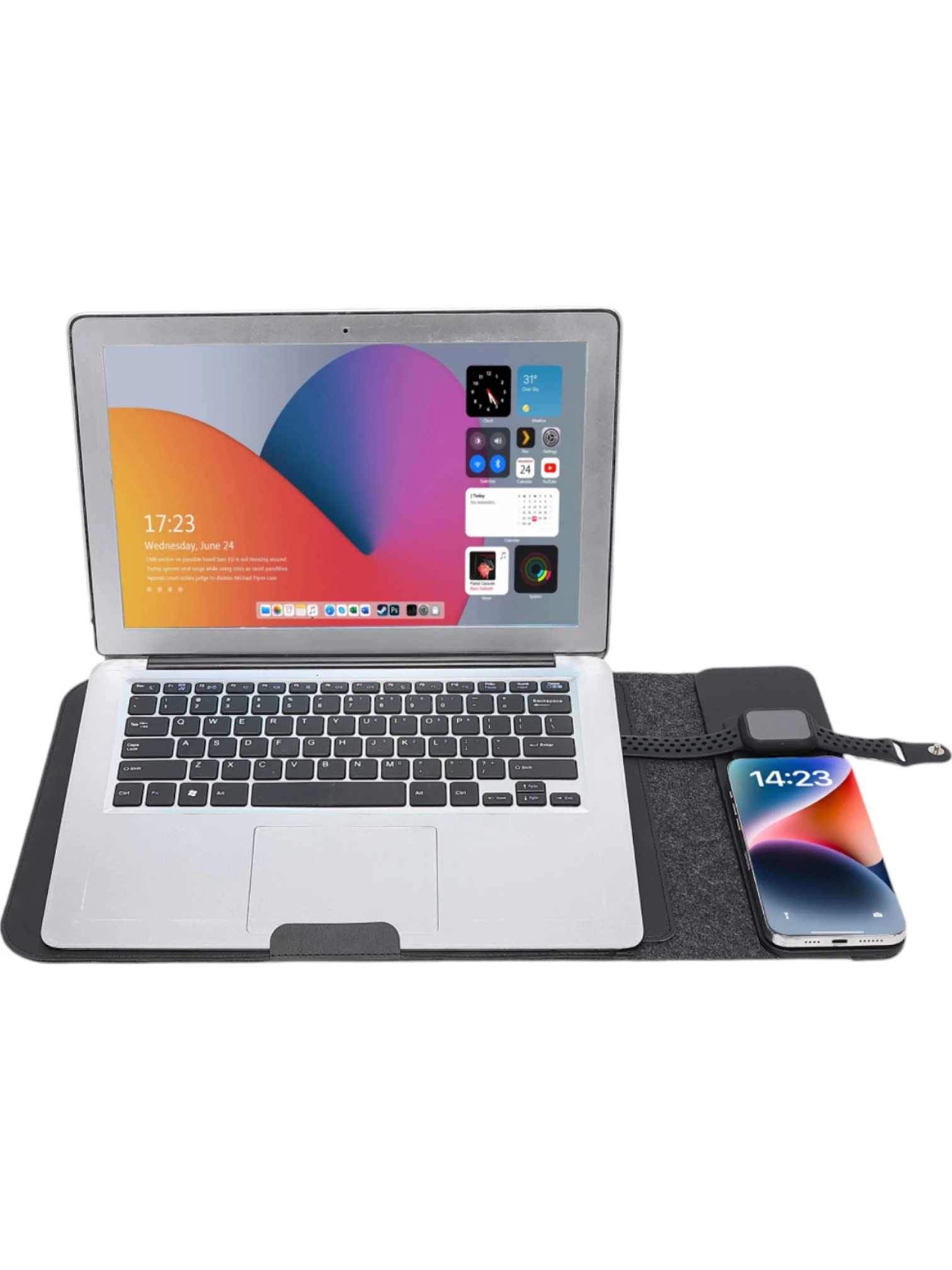 Savvy Wireless Charging Laptop Sleeve 5-1 - Image 6